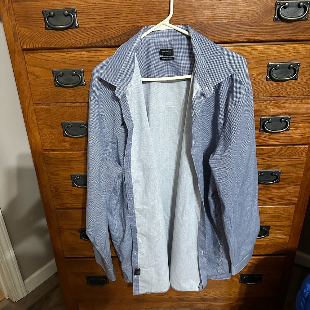 Buffalo David Bitton Blue Dress Shirt